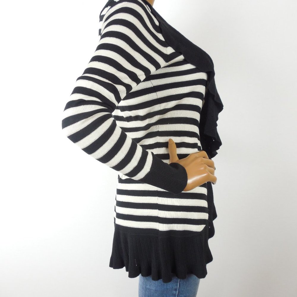 WHITE HOUSE BLACK MARKET M SILK Knit Cardigan - Picture 9 of 13